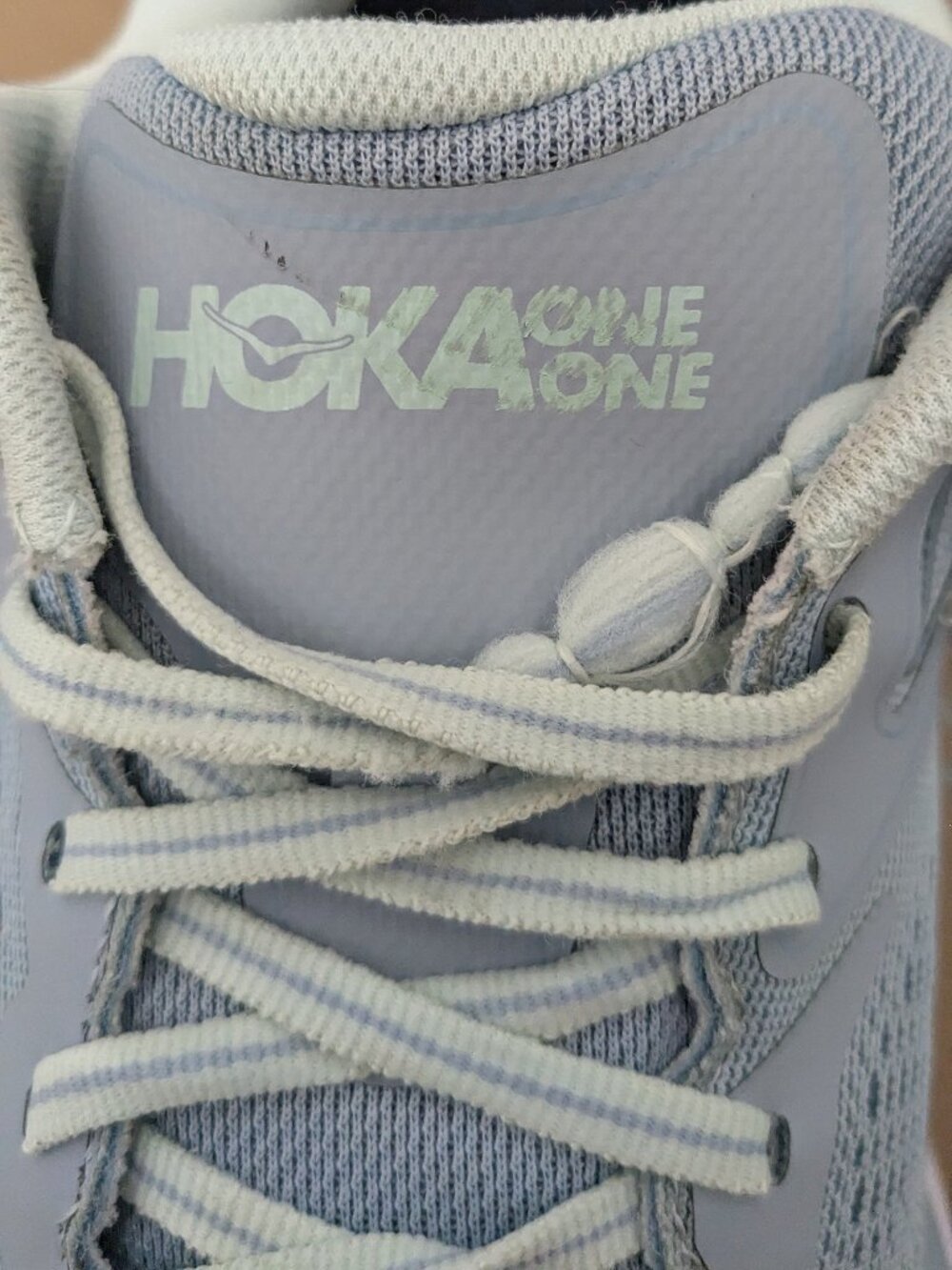 Hoka Women's Bondi 7 Blue Fog Glass Running Shoes 1110531 BFBG Size 11D - Picture 7 of 16